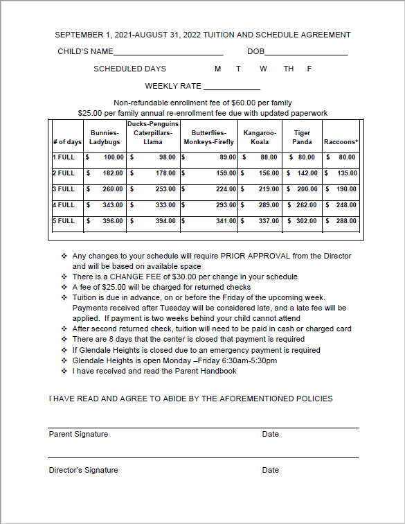 Tuition Agreement 2021 png